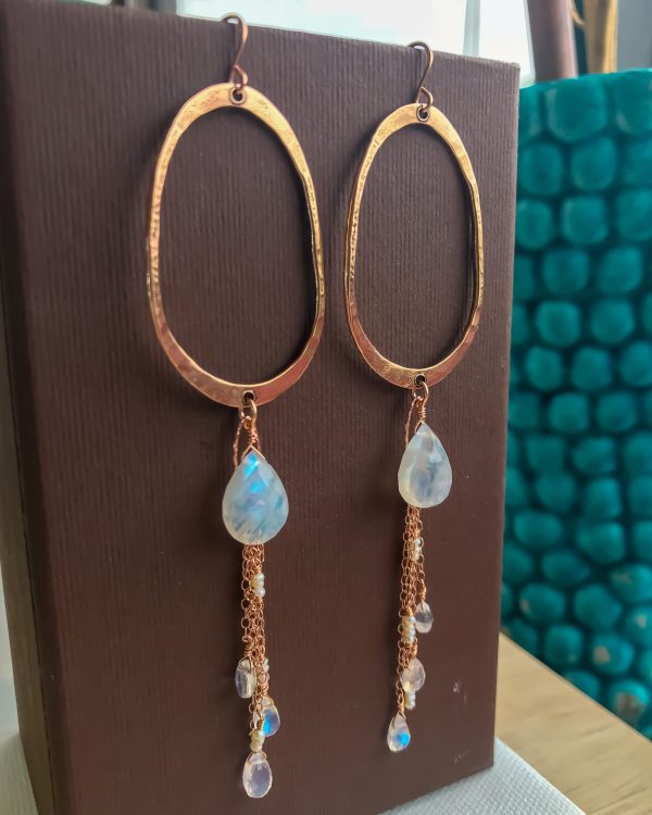 Mia Moonstone Earrings