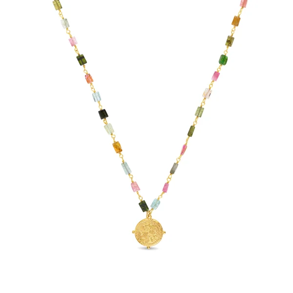Tourmaline Charm Necklace