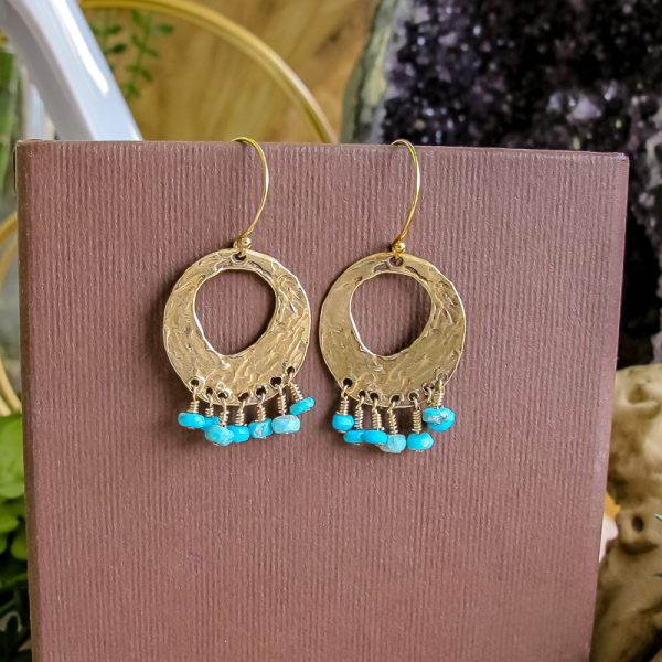 Turquoise Fringe Earrings