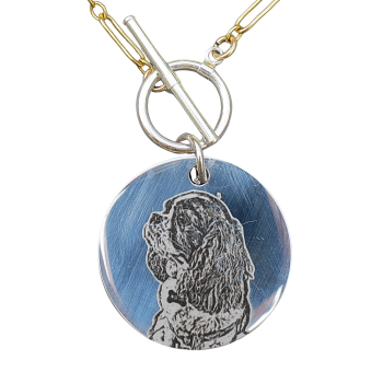 30mm Engraved Pendant