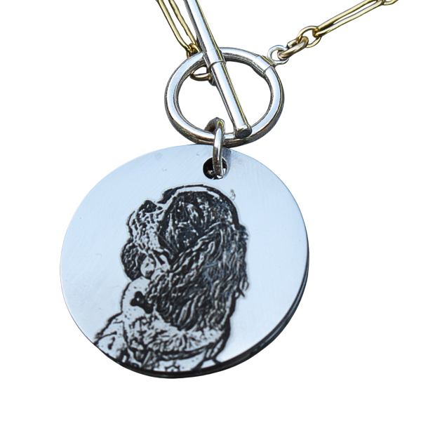 30mm Engraved Pendant - Image 4