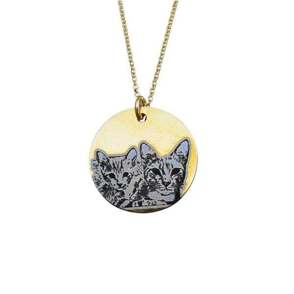 20mm Engraved Pendant - Image 2