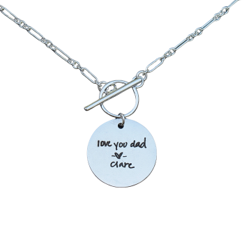 20mm Engraved Pendant