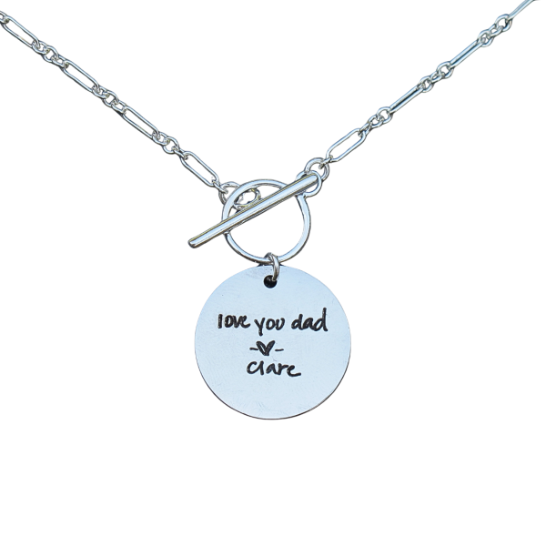 20mm Engraved Pendant