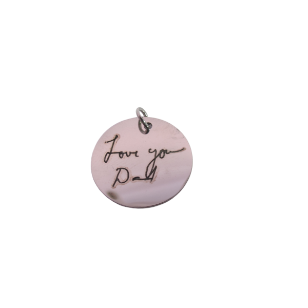 25mm Engraved Pendant - Image 2