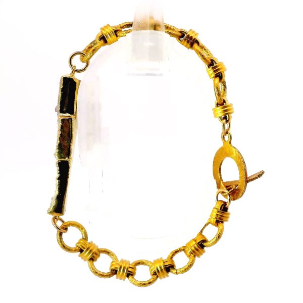 “Lavender Grace” Druzy Cross Bracelet - Image 5
