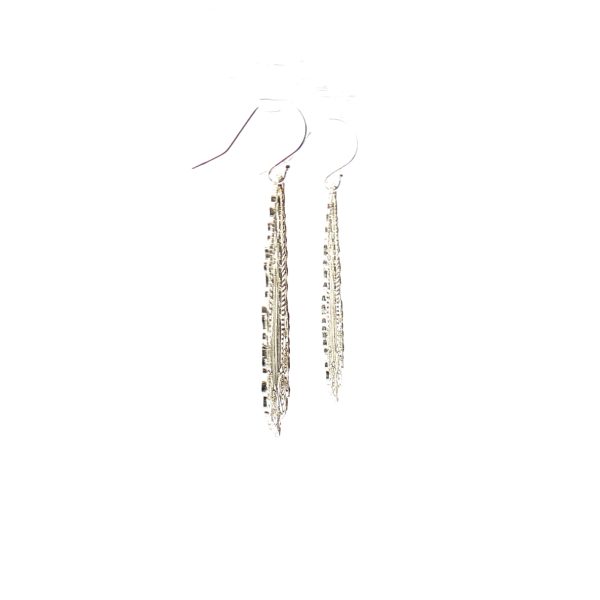 “Guadalupe Grace” Laser-Engraved Argentium-Silver Earrings - Image 4