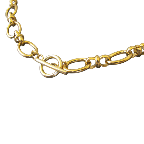 Gold Stainless Steel Large Oval Link Chain - Image 3
