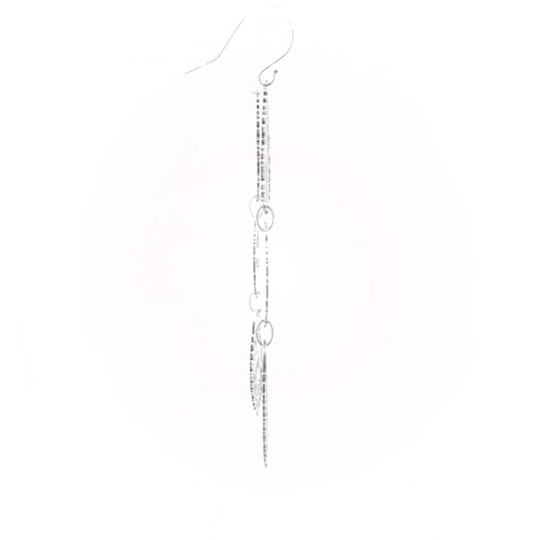 “Trinity of Grace” Triple-Medal Argentium-Silver Earrings - Image 5