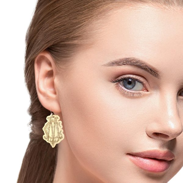 “Heritage Interlock” Custom Monogram Earrings - Image 5