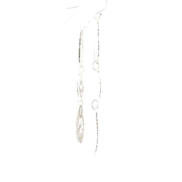 “Trinity of Grace” Triple-Medal Argentium-Silver Earrings - Image 6
