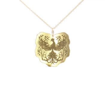 “Rising Phoenix” Deep-Relief Pendant
