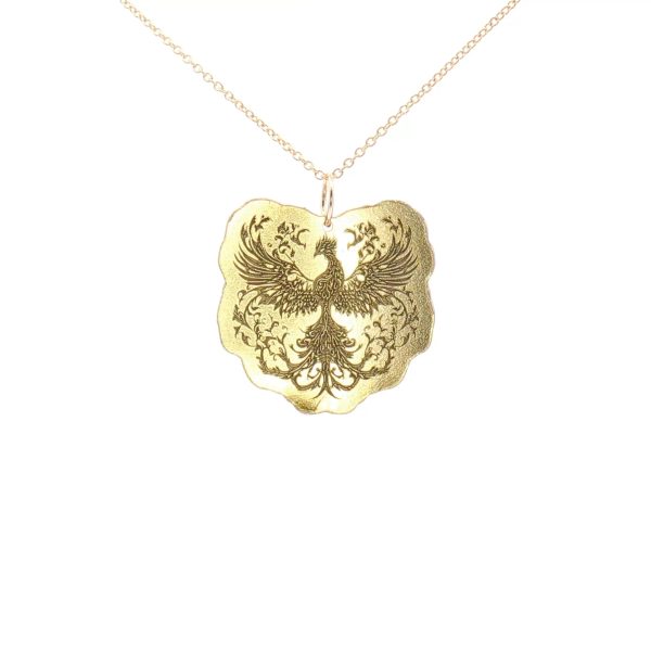 “Rising Phoenix” Deep-Relief Pendant